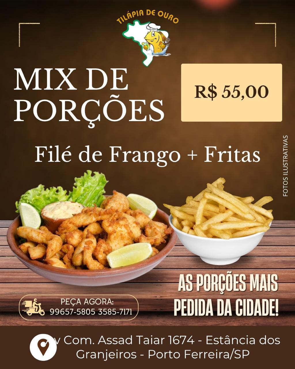 Filé de Frango + Fritas