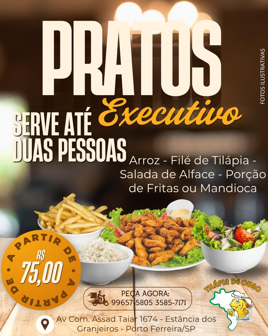 Prato Executivo Merluza - Fritas
