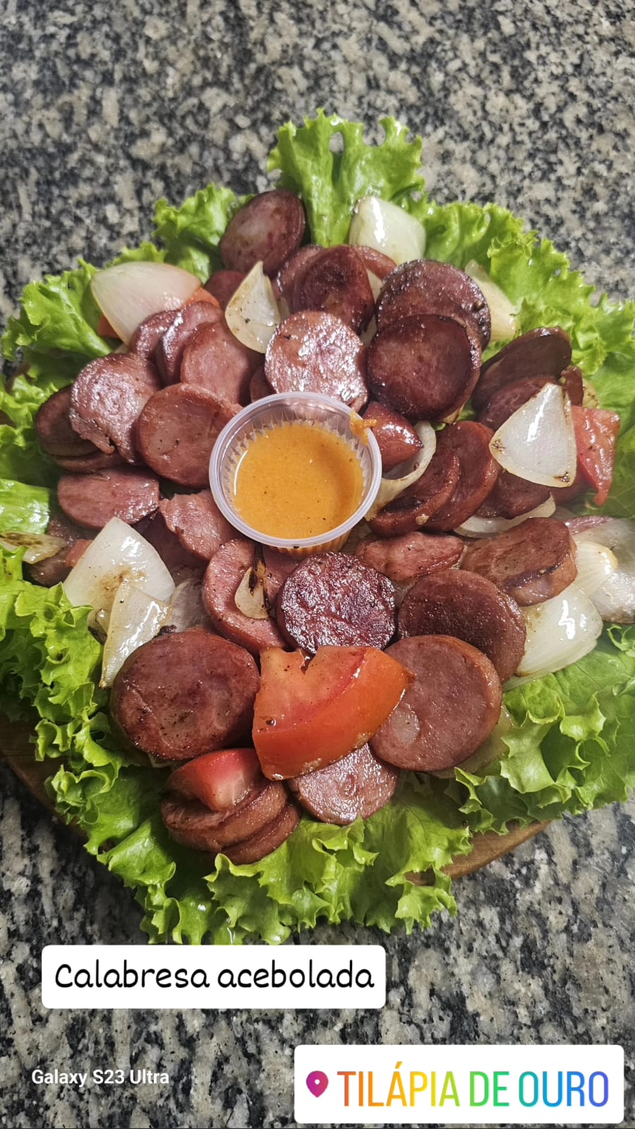 Calabresa Acebolada